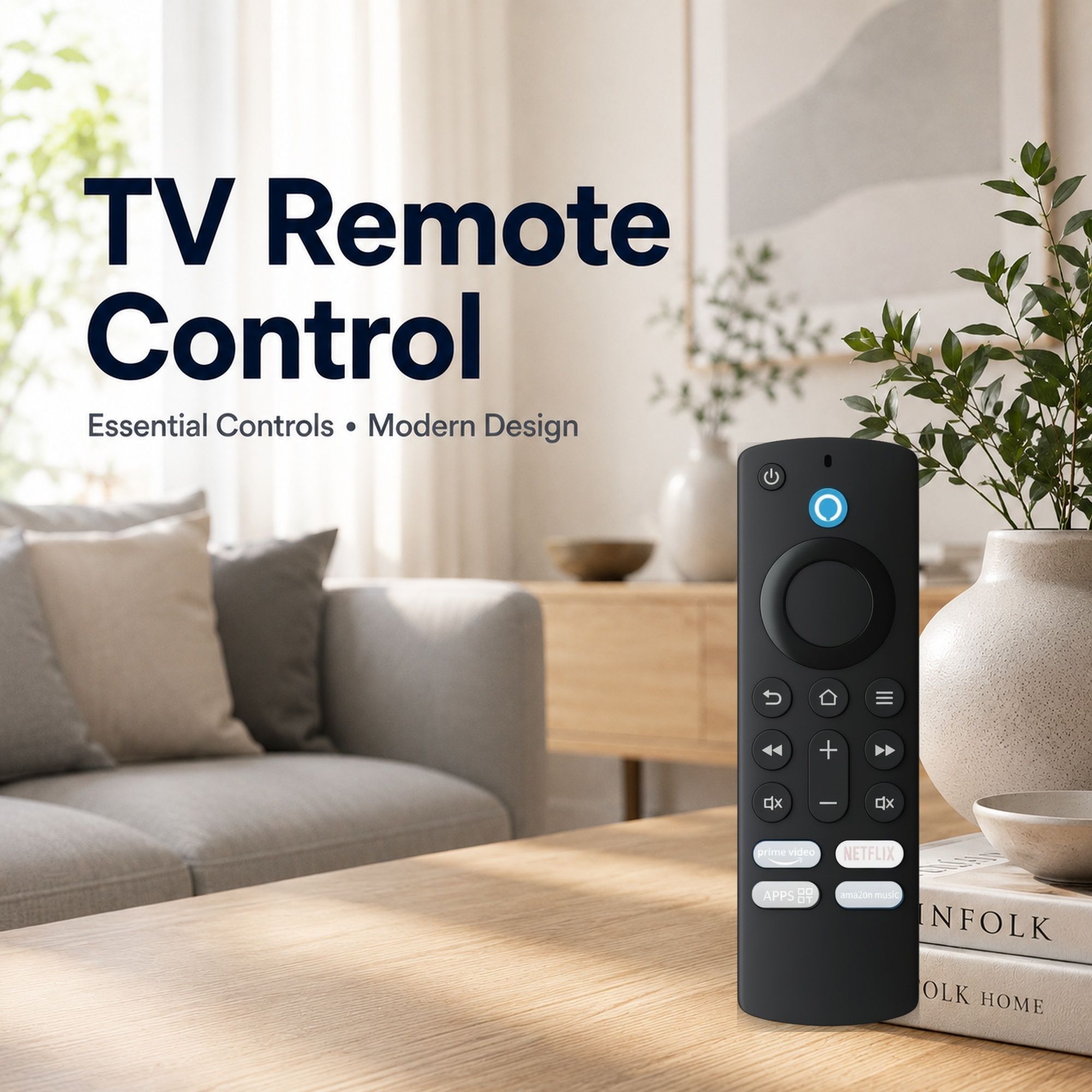 BookMyRemote Smart 4K Voice Control Series Remote Control 65" Compatible Remote Controller-image-25