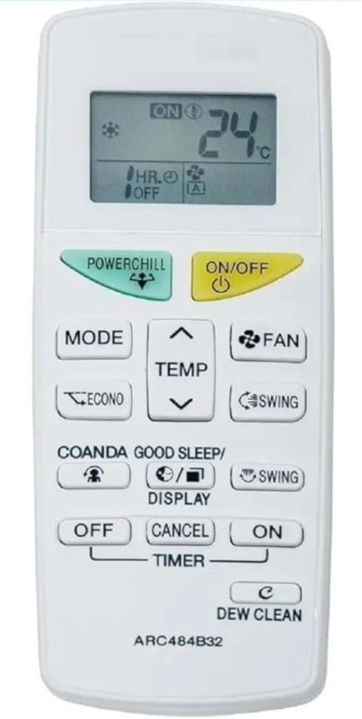 JDAM Compatible with Daikin AC Compatible with Daikin AC Remote Control – Replacement for ARC470A22 Model , Suitable for 1.5 Ton / 2 Ton Split & Window AC (Same Remote Will Only Work) Remote Controller-picture-15