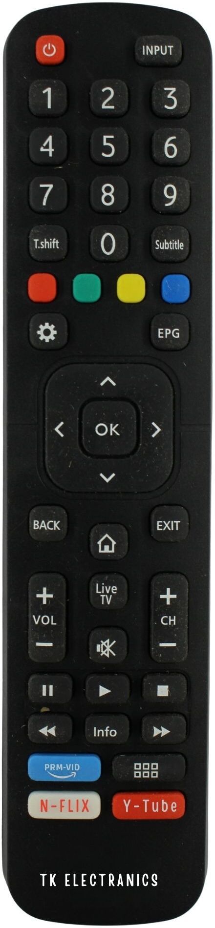 TK ELECTRANICS Compatible with LED/LCD/HD TV (-4 EN2BP27V) VU Remote Controller-picture-21