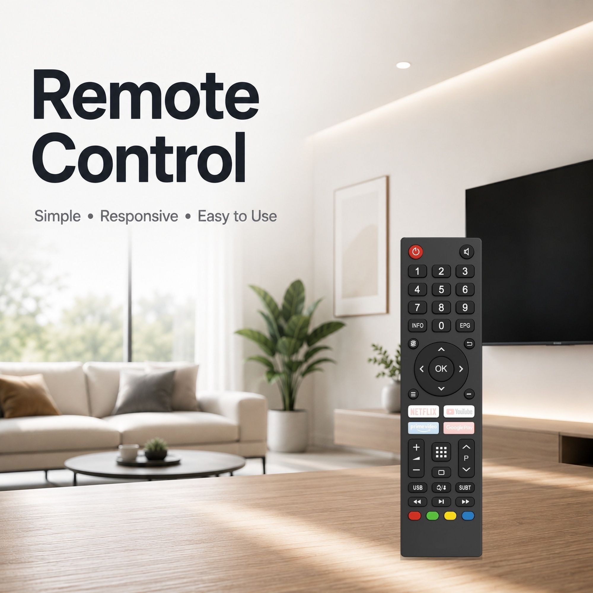 BookMyRemote Smart LED Compatible Series Smart Prime 43" BPL Remote Controller-image-30