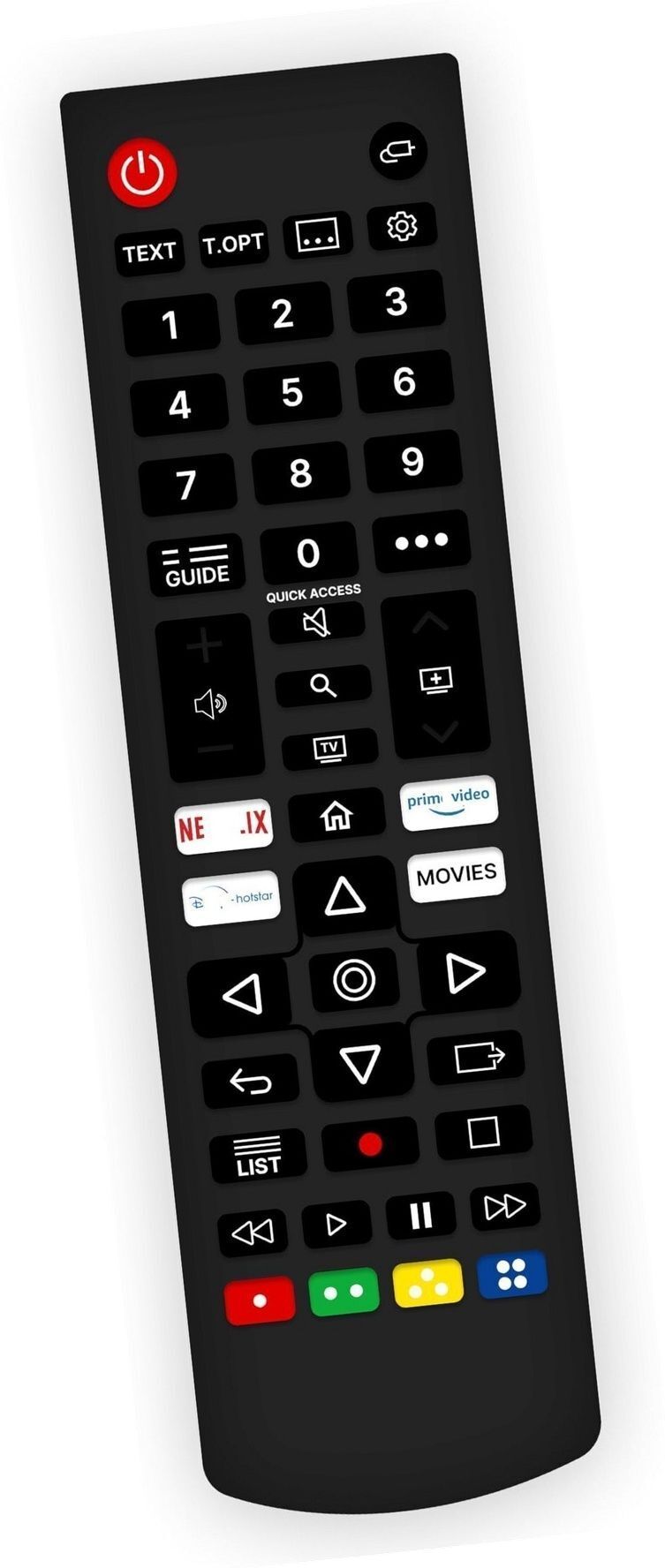 URBAN SELECT Compatible replacement remote for Onida Smart TV LED LCD Smart TV B77 Replacement LG Remote Controller-picture-23