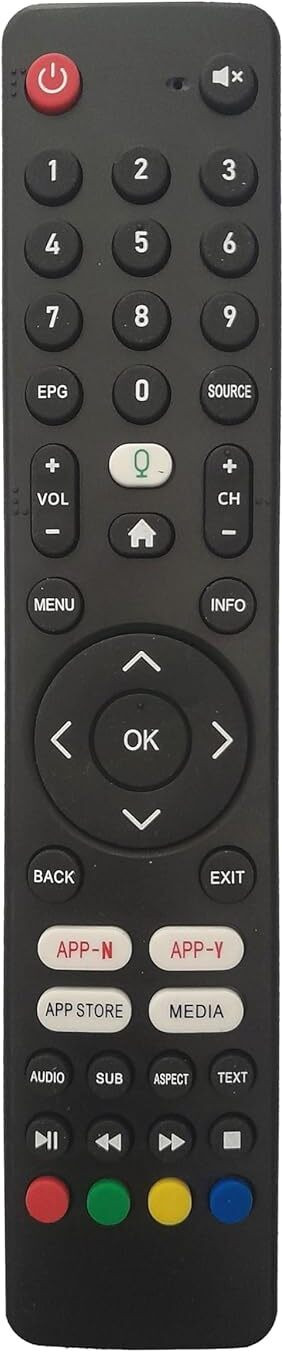 ANM Remote Compatible For Elista Smart TV ( NON-VOICE ) Quadrix Intex SFF4311 - Only same model Remote Controller image 1