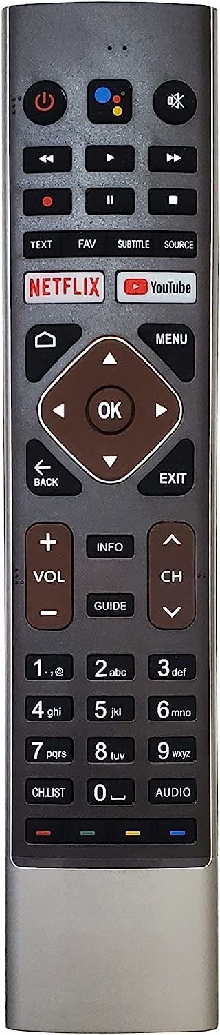 NixGlobal HA-IER U27E without Voice Control Function Remote Compatible with HAIER 4K SMART ANDROID LED LCD TV Remote Controller image 1