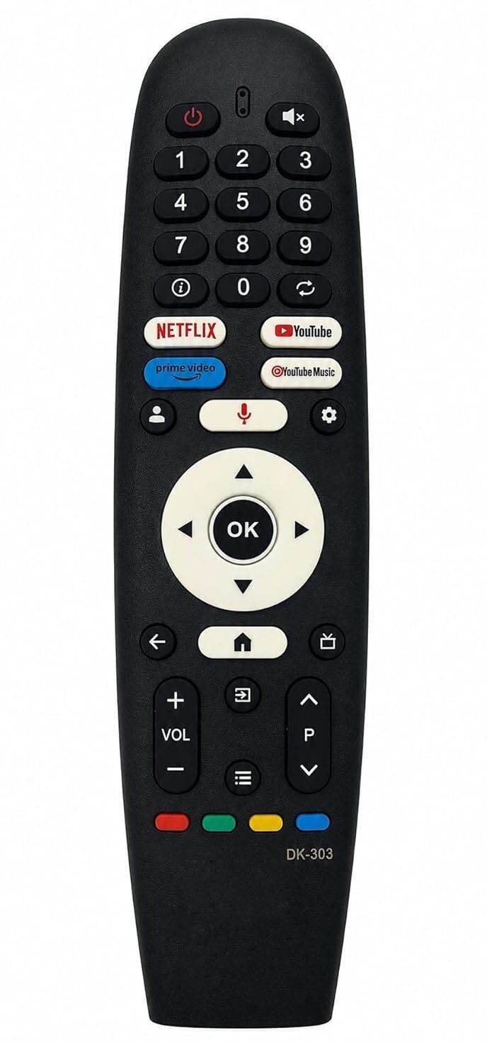 BhalTech DK-303 Led Smart TV [Non-Voice] Remote For Blaupunkt Tv Remote Controller-image-3