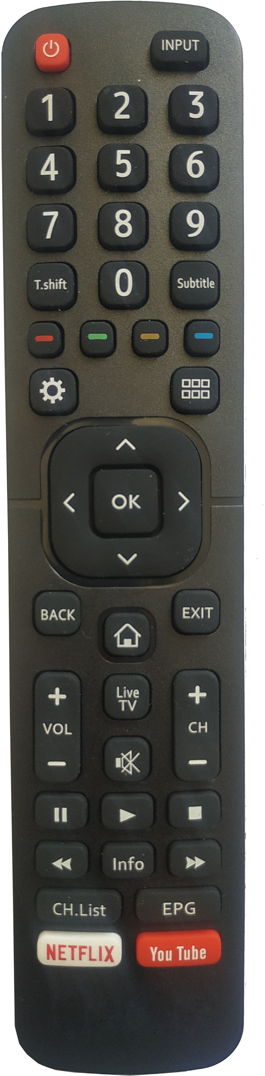 LipiWorld Led LCD Smart TV HDTV Remote Control with Netflix & YouTube Function Compatible For Lloyd Tv Remote Controller image 1
