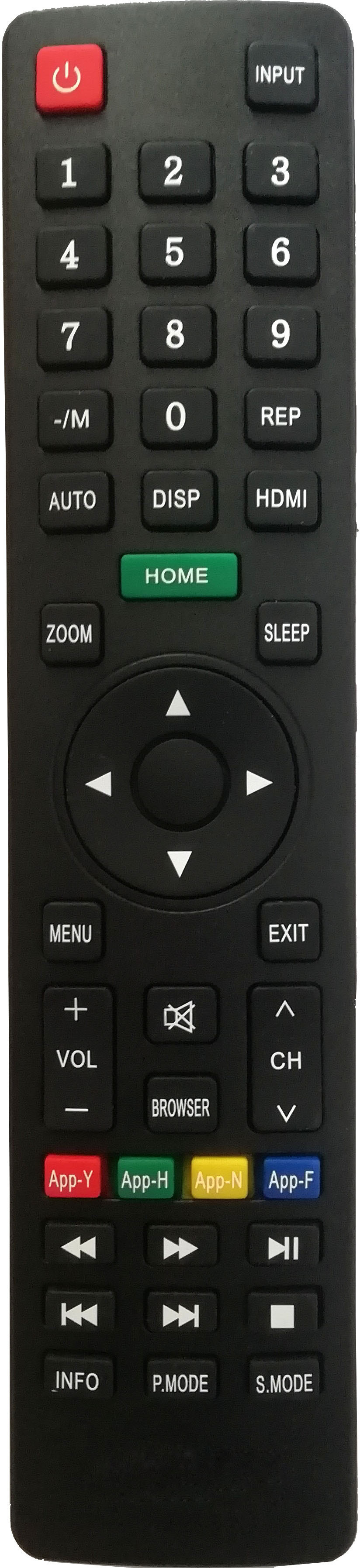 LipiWorld LED Smart TV Remote Control Compatible ForClarion Tv Remote Controller image 1