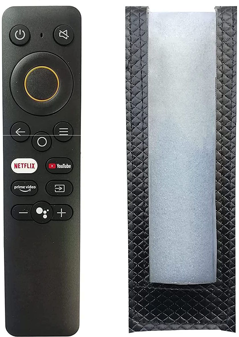 BhalTech 4K TV PU Leather Case Cover Perfect Fitting Specially Designed Fully Protective (Only Remote Cover) Pls Check Your Remote Dimensions Compatible for Realme TV Remote Controller-image-46