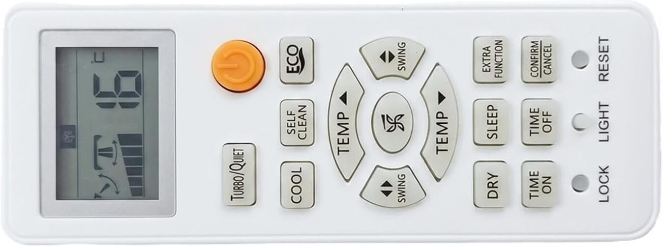 BARBET Compatible with Haier Ac Model HSU18T-TQS2BE-FS, No Backlight Suitable for Window Ac Haier Remote Controller-picture-27
