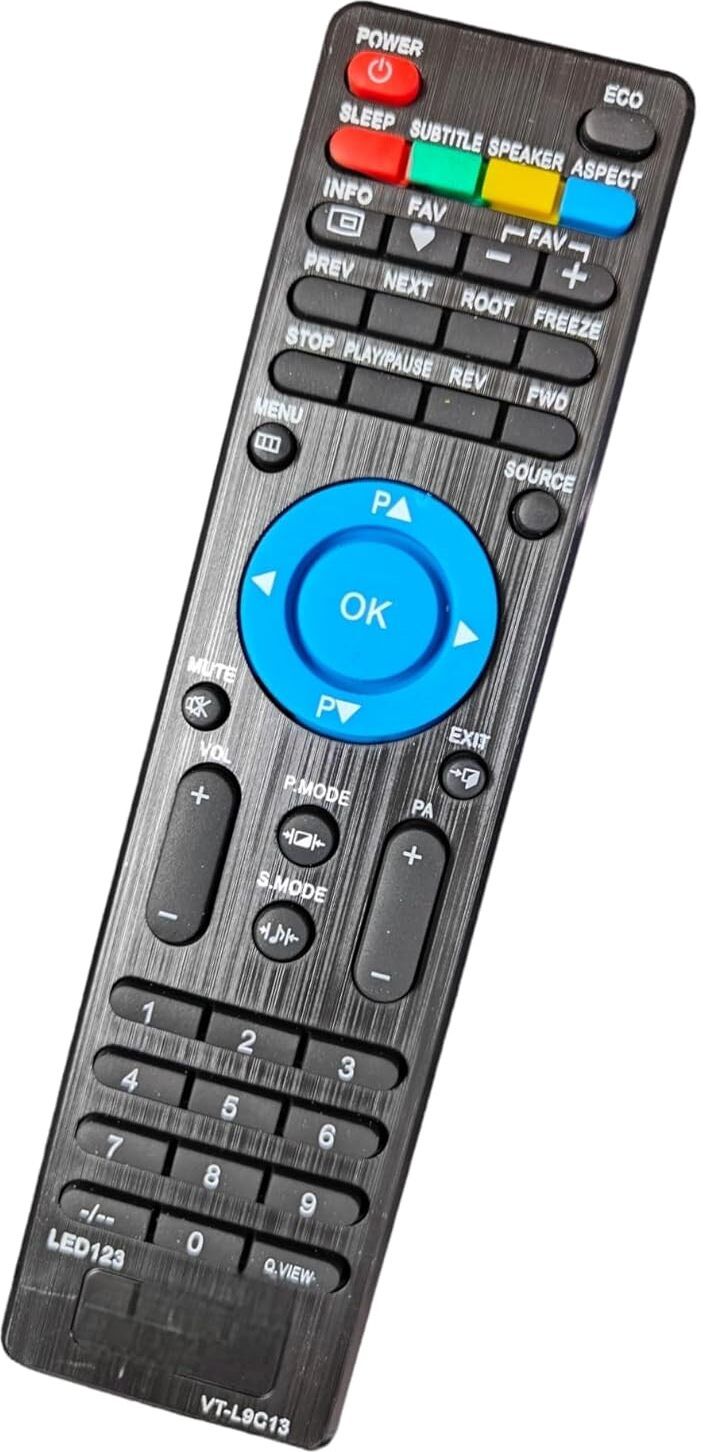 Ehop Videotex-53 Compatible Remote Control for LED LCD TV Videotex Remote Controller-image-29