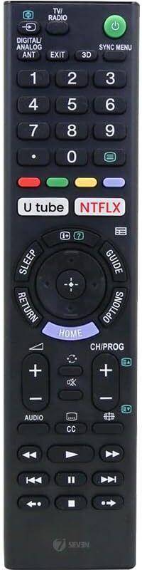 UnifieD HousE Sony Bravia LCD LED UHD OLED QLED 4K Ultra HD TV Remote Control with YouTube and Netflix Hotkeys Universal Replacement for Original Sony Smart Android tv Remote Control Remote Controller-image-30