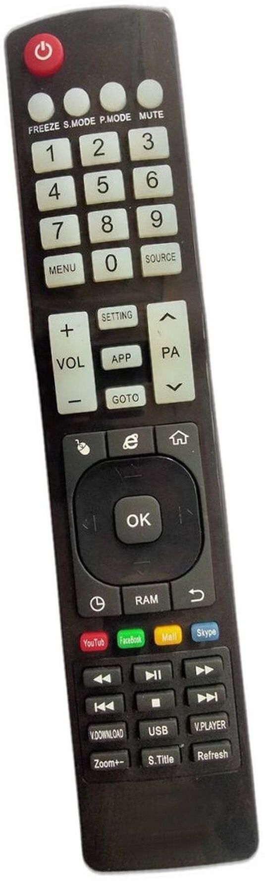 URBAN SELECT Compatible replacement remote for Assemble TV Remote LED-122 LED LCD Smart TV Remote LG 3D Remote Controller-image-33