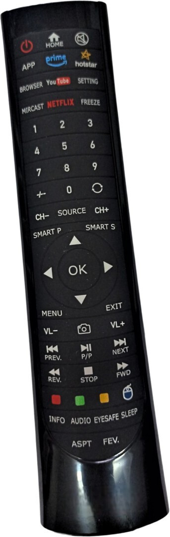 Xpecial YA-RA YAA-RA Remote Compatible with YARA ANDROID 4K SMART LED LCD TV Remote Controller image 1