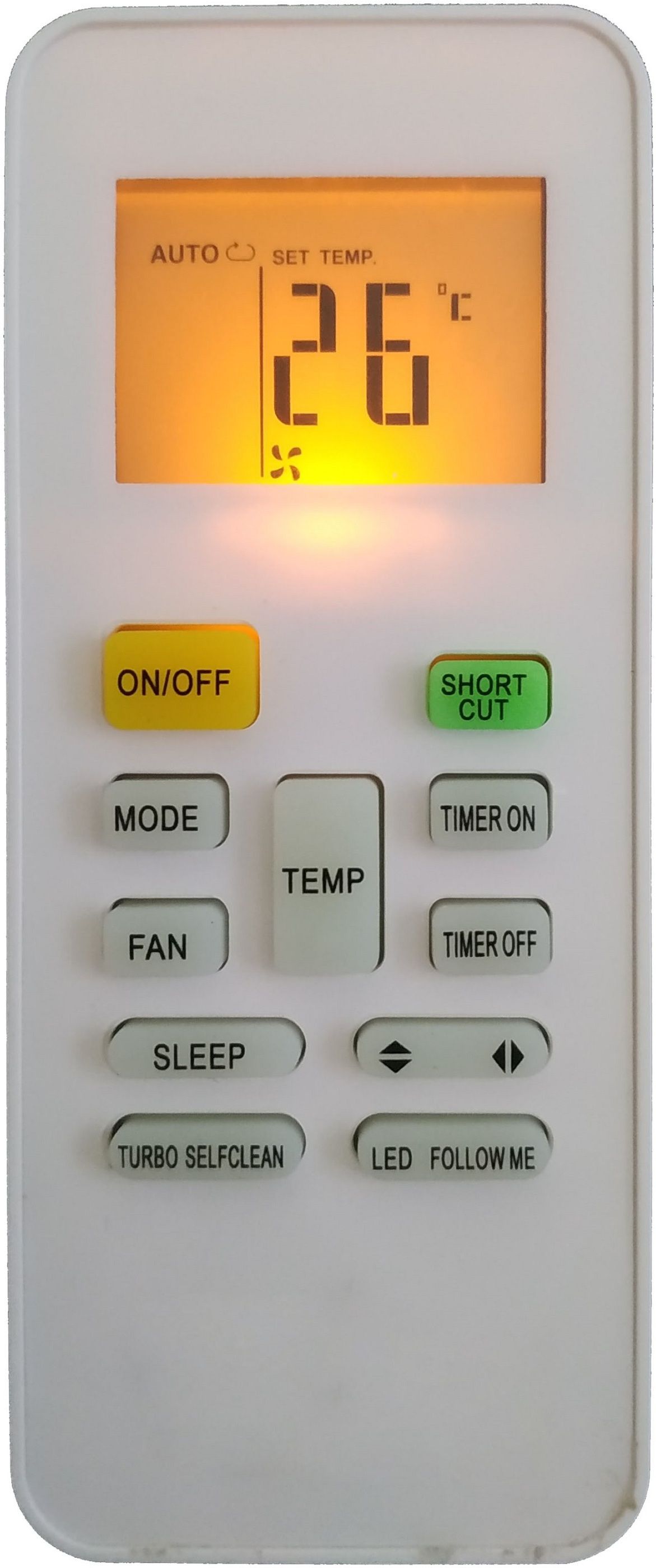 LipiWorld 142 AC Remote Control With Display Light Backlight Compatible For Bluestar AC Remote Controller-picture-21