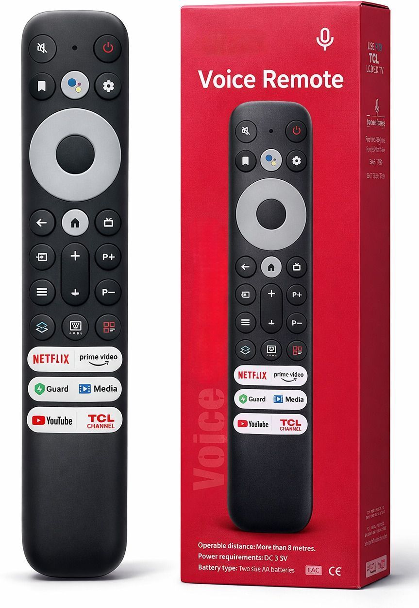 Logniac Voice Command Remote Control RC902V Compatible for TCL Smart Led Tv Voice command TCL Smart Remote Controller-picture-21