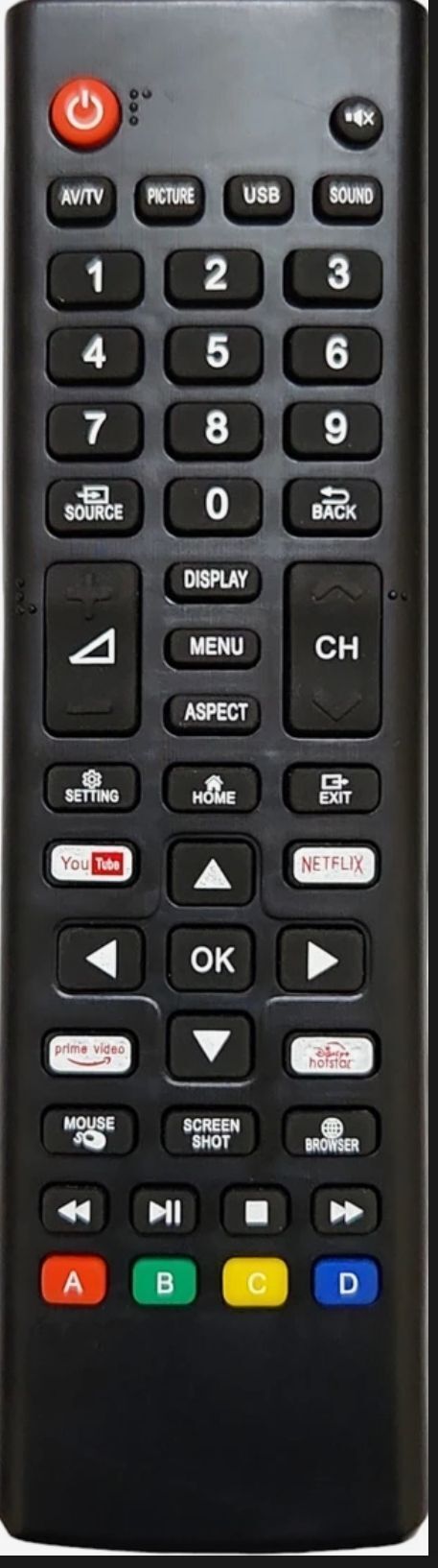 Remote Mart Compatible for Kodak / Thomson TV 212 thomson 4k led tv Remote Controller-picture-32