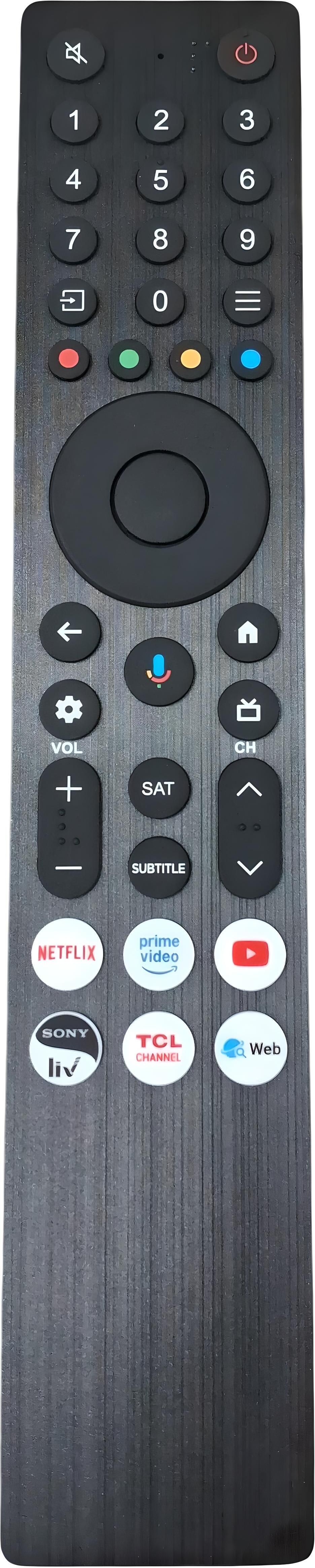 Crystonics RC833A FMB4 Voice Remote Compatible With TCL 4K UHD Smart QD-Mini LED Google TV (Model No. 75Q6C, 55C6K) Remote Controller-image-7
