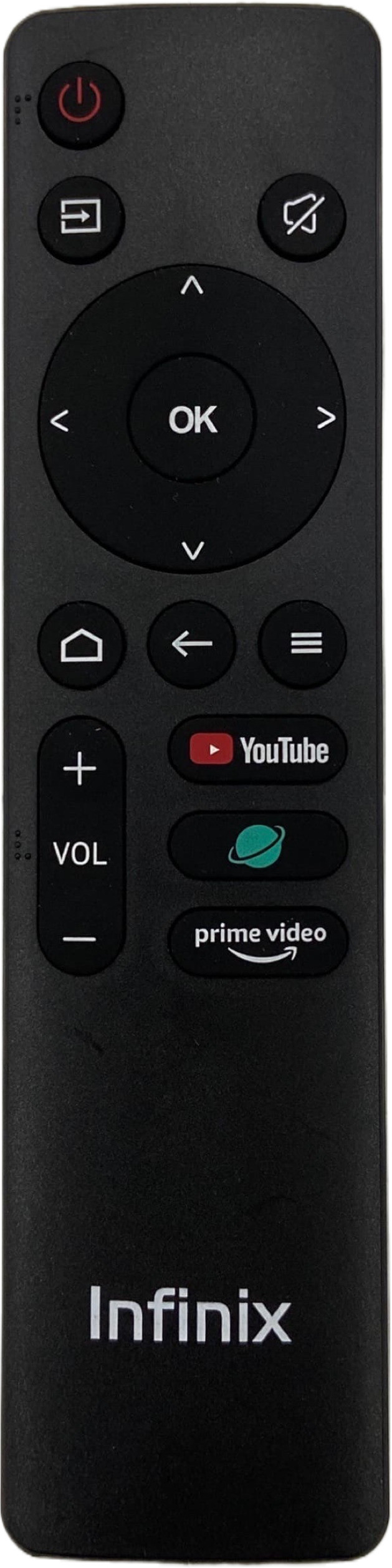 SHIELDGUARD Remote Control 588 Compatible for Infinix LED TV (No Voice function) Remote Controller image 1