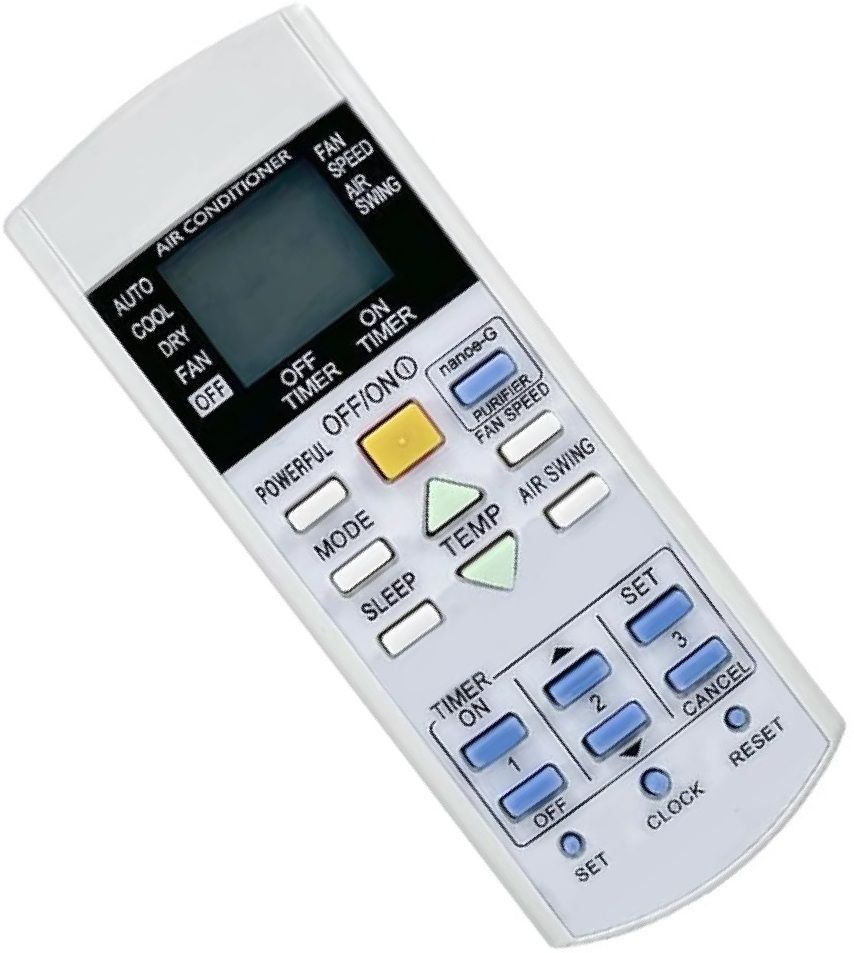BARBET Compatible with Panasonic Ac Model 29D, No Backlight Suitable for Split Nanoe-G Purifier Button Ac Panasonic Remote Controller-image-1