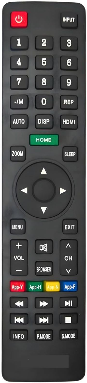 J.K. WEBSHOP Remote Control Compatible For Clarion LCD/LED TV (Exactly Same Remote Will Only Work) Remote Controller