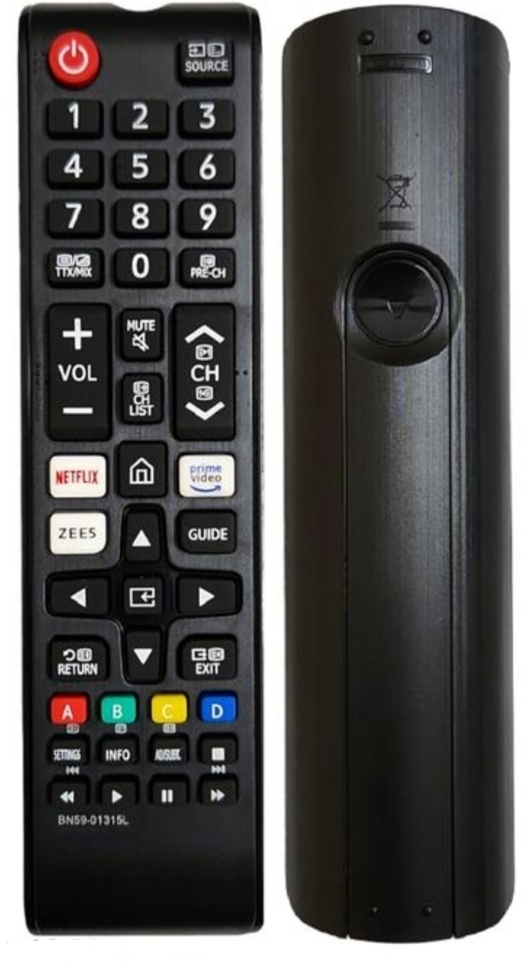 Paril Remote Compatible for Samsung smart led tv remote control zee5 button and netflix and prime video function, Samsung tv remote control Remote Controller image 1