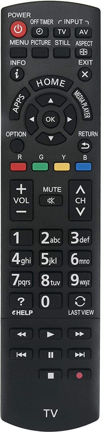 Ehop Remote N2QAYB000832 Compatible for LED TV TH-32AS610G Panasonic Remote Controller-image-7