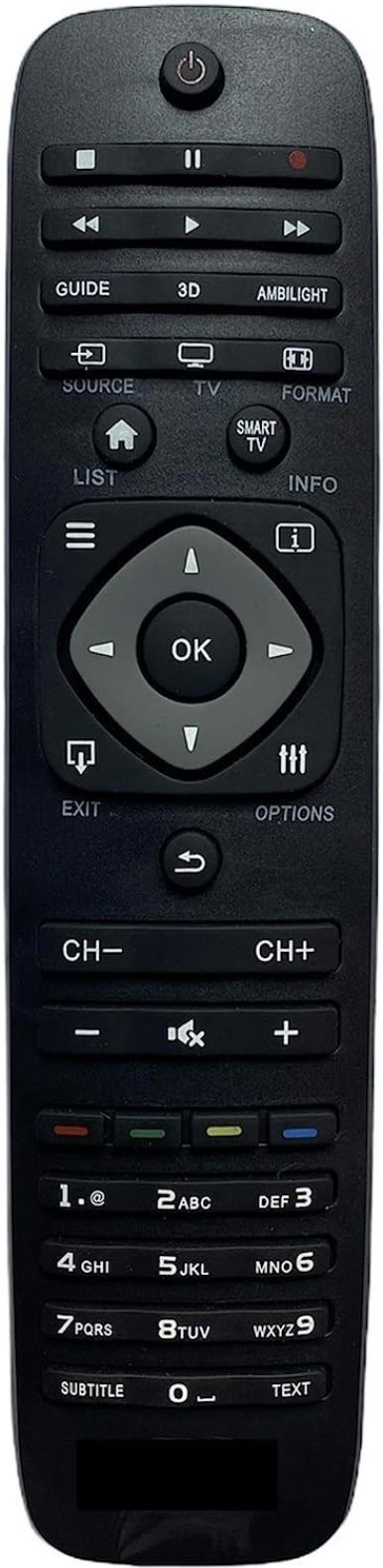 Rohit Electronics Remote No:URC119, Compatible/Replacement For Philips LCD/LED TV (Exactly Same Remote Will Only Work) Remote Controller