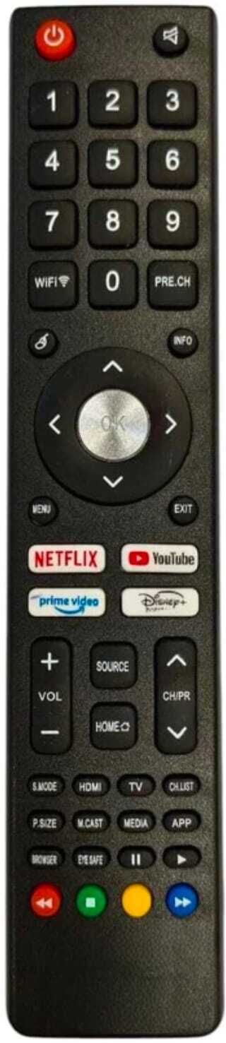 SKYNEU Compatible for NVY LED LCD TV Smart TV Remote (Exactly Same Remote Will Only Work)(Non-Voice) Remote Controller