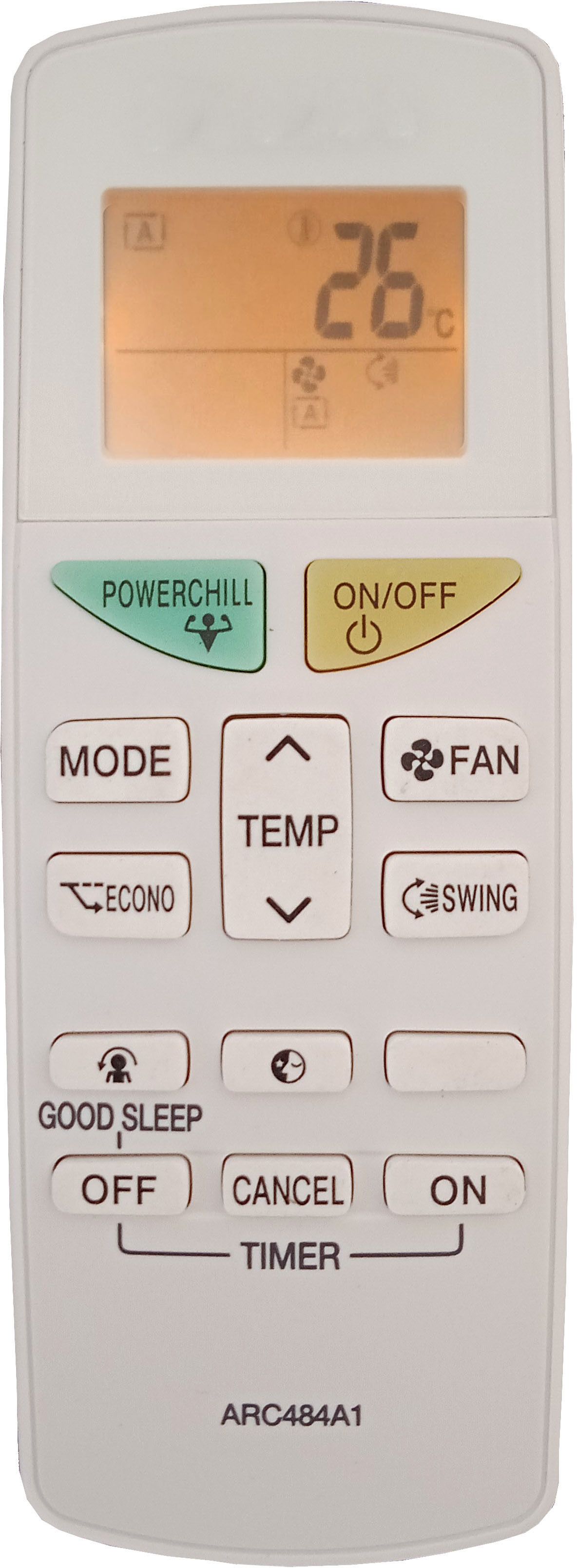 LipiWorld 132(O) ARC484A1 AC Remote Control Compatible For Daikin AC Remote Controller-picture-21