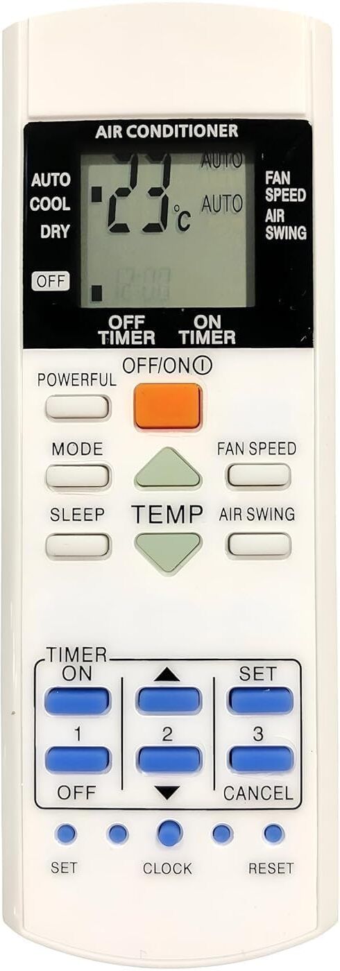 shoppinerz remote for split or window ac 1 ton 1.5 ton 2 ton panasonic remote controller