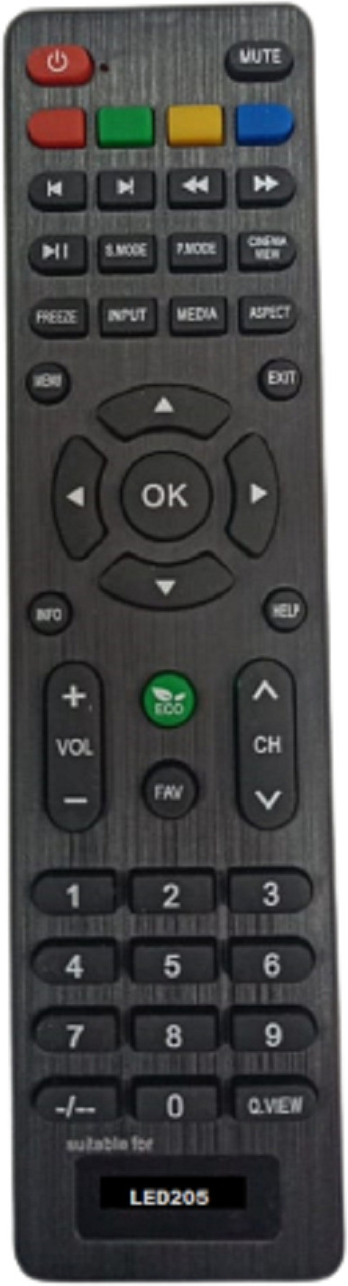 Akshita __LED205__ TV Compatible For LED/LCD TV Remote Control CROMA TV Remote Controller image 1