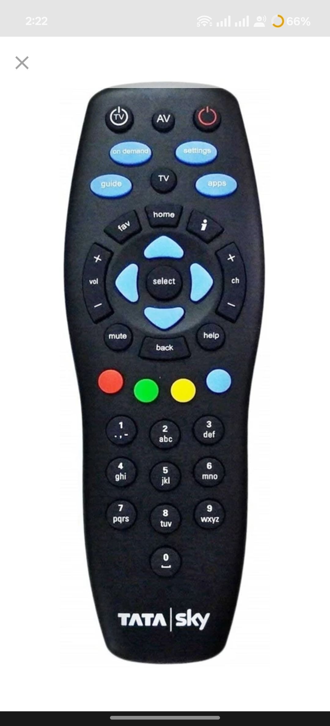 Tansukh (Works With All Tv) NOT A RECORDING REMOTE Setop Box Remote Controller (Black) TataSky New body remote Universal Genuine Remote Controller TATA SKY, TATA PLAY Remote Controller-picture-25