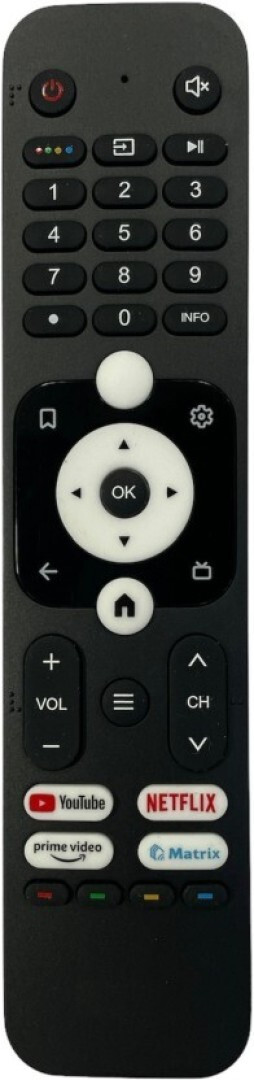 NixGlobal H43K66UG H50K66UG H58K66UG H65K66UG Remote Compatible with HAIER 4K SMART ANDROID LED LCD TV Remote Controller image 1