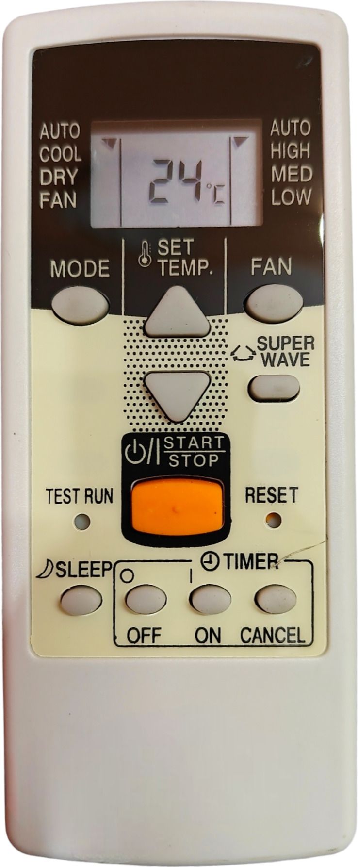 Ehop AR-RCD2E Compatible Remote control for Window AC 2TON O General Remote Controller-image-43