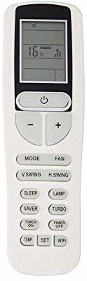 ditec AC Remote AC-133B with WI-FI Function Compatible withAir Conditioner VOLTAS Remote Controller image 1
