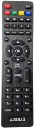 Solid Only Remote for HDS2 MPEG-4 All Set-Top Box Remote Controller SOLID Remote Controller-picture-19