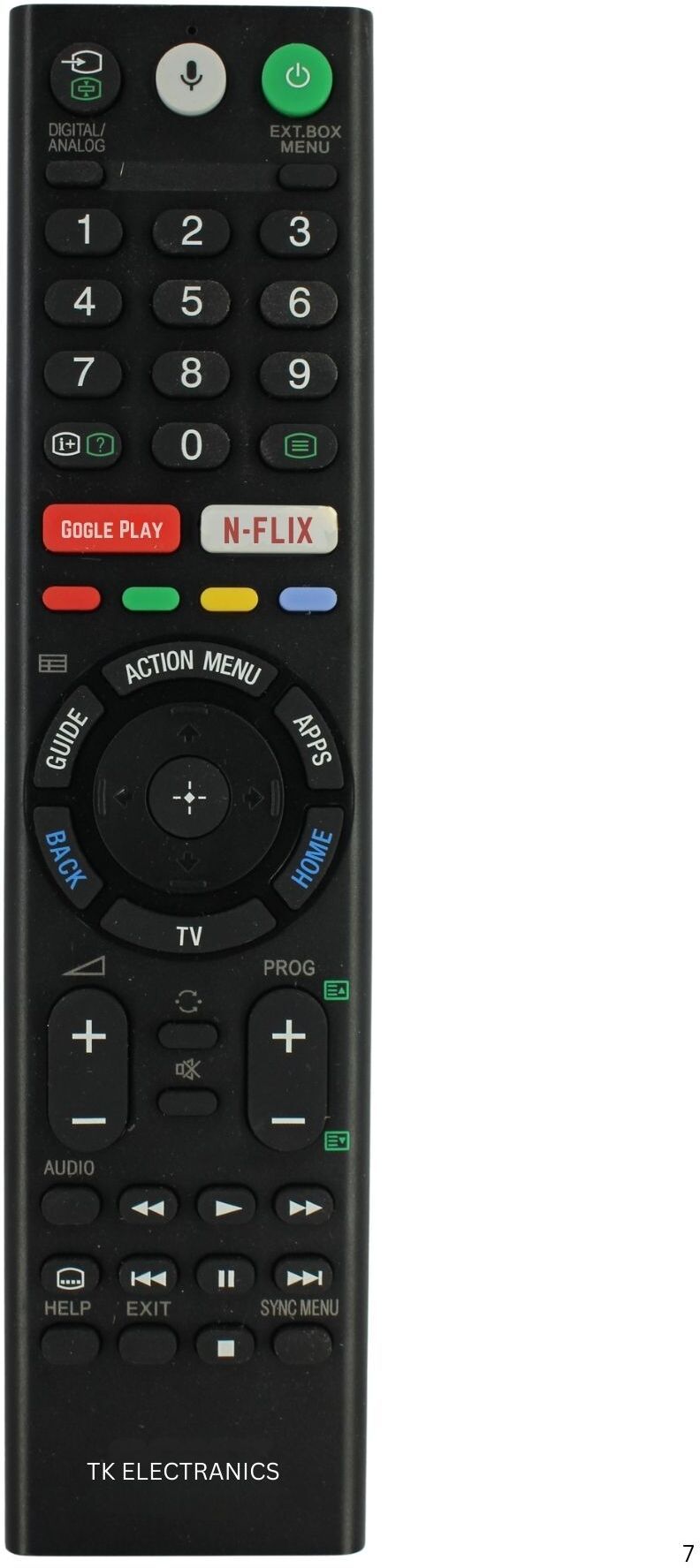 TK ELECTRANICS Compatible for -TVs and Bravia-TV - with All 4K UHD LED LCD HD Smart TV Sony Remote Controller-picture-39