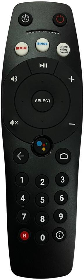 miracles in hand VOICE REMOTE FOR BINGE REMOTE (GOOGLE ASSISTANT NETFLIX) TATAPLAY Remote Controller image 1