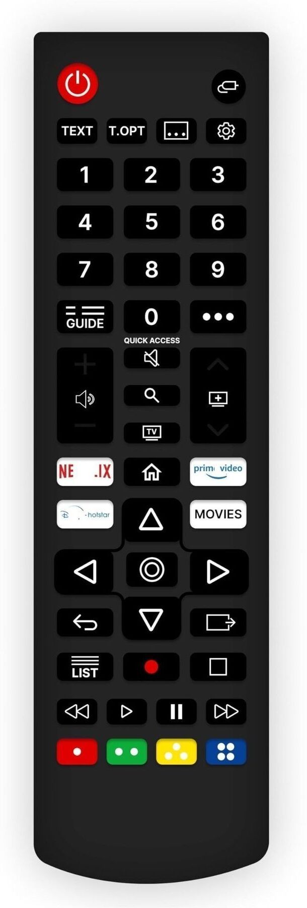 URBAN SELECT Compatible replacement for Onida Smart TV Smart TV Remote Compatible with LG Remote Controller-image-16