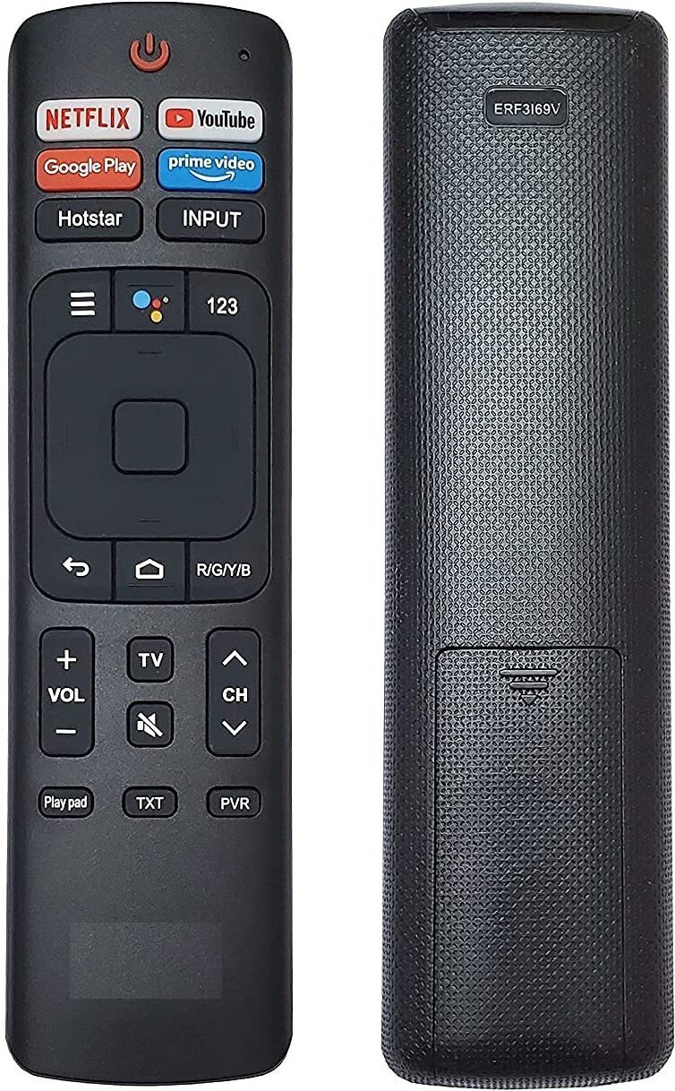 Electvision Remote Control for LED or LCD TV Compatible with VU smart led without voice (Please Match The Image with Your Existing Remote Before Placing The Order Before) VU LED / LCD TV Remote Controller image 1