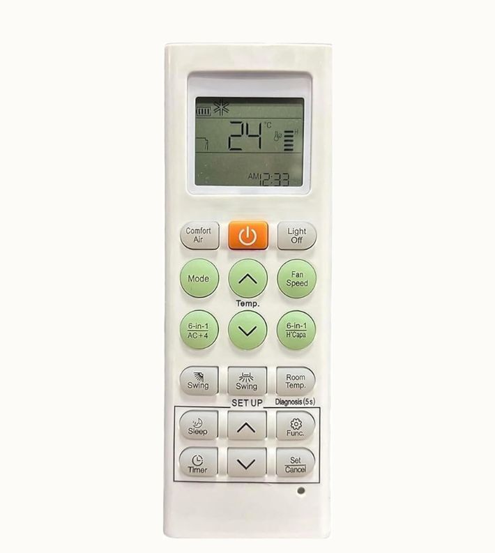 BARBET Compatible to LG Ac Model 36l, No Backlight Suitable for H'Capa 6 IN 1 Split Ac LG Remote Controller-picture-19