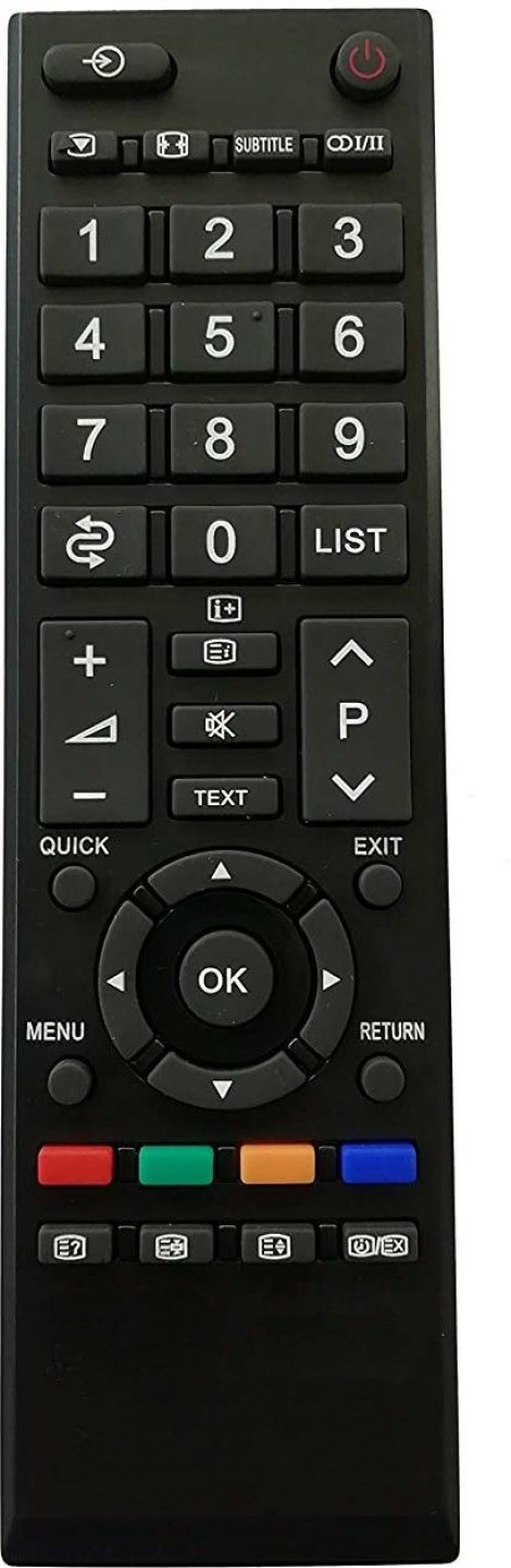 NixGlobal CT-90336 CT-90454 Remote Compatible with TOSHIBA SMART LED LCD TV Remote Controller image 1
