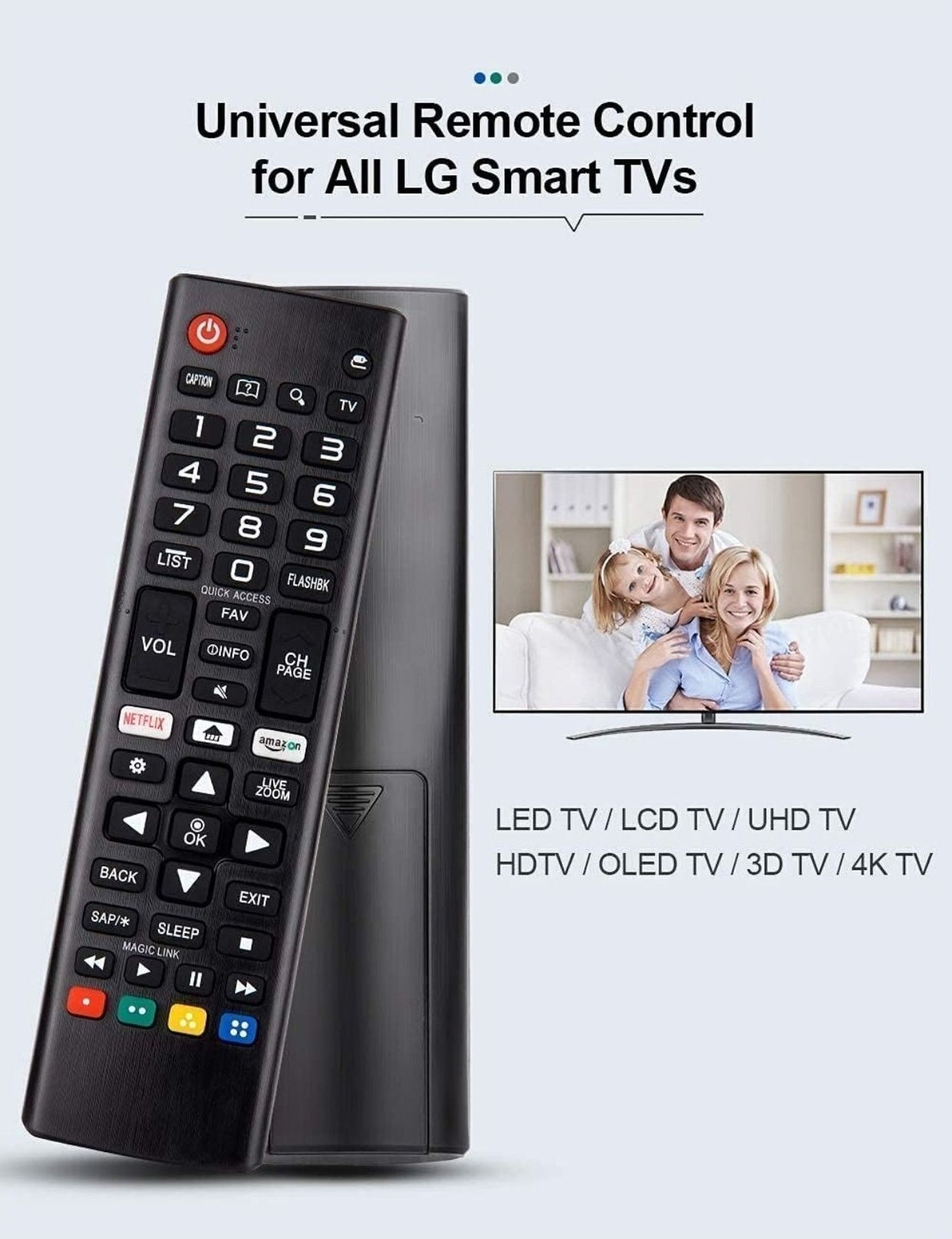 URBAN SELECT Compatible replacement for Smart TV Smart TV Remote Compatible with Remote Comp Lg smart tv Remote Controller-picture-21