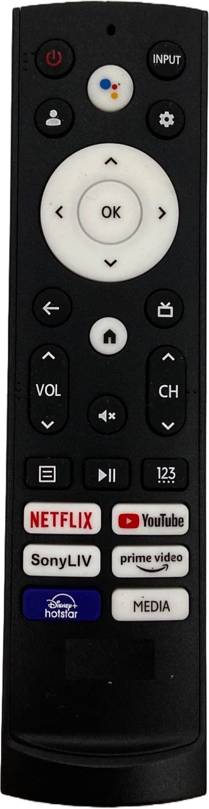 SHIELDGUARD Remote Control No. 494 Compatible for LED TV (No Voice Function) VU Remote Controller-image-8