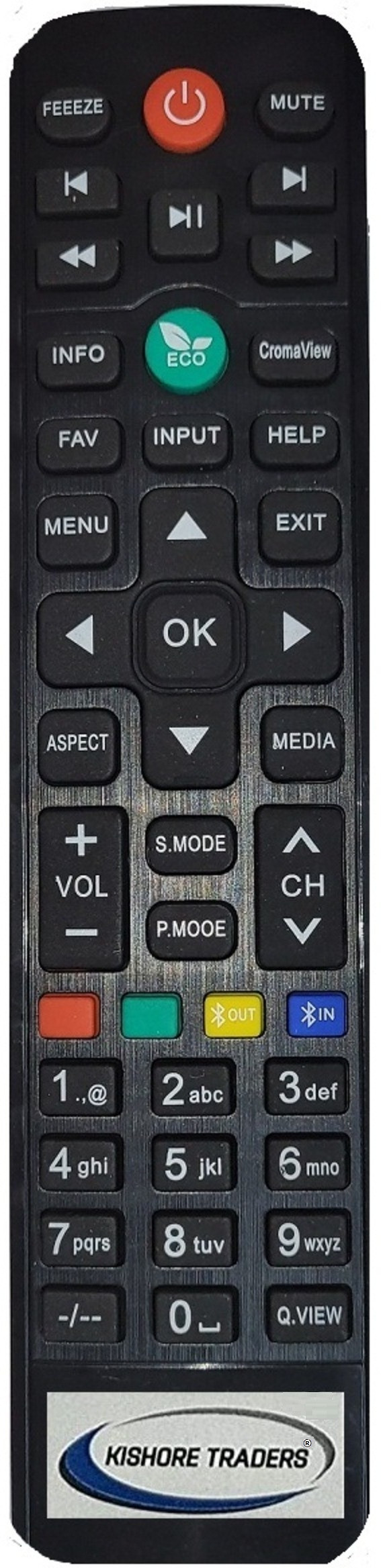 Kishore Traders Compatible Remote Control For Noble Skiodo Led Tv Remote Controller image 1