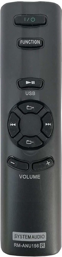 ditec Home Theater Remote Compatible with RM-ANU156 SA-D10,SA-D100,SA-D40 (Black) Sony Remote Controller image 1