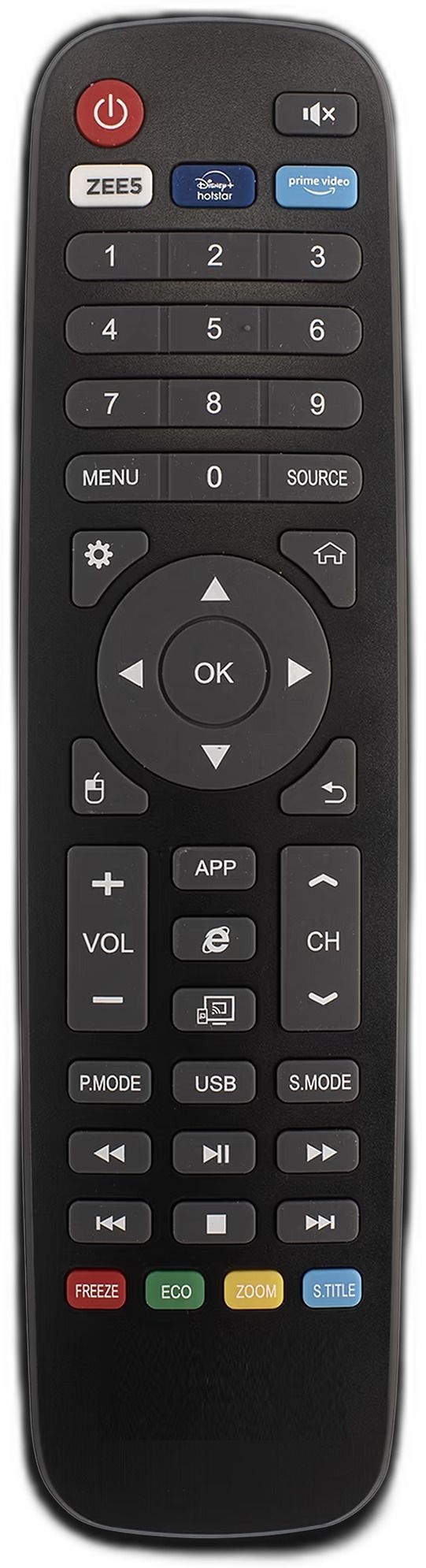 HDF Compatible for Hyundai Karbonn & Micromax LCD LED Android Smart TV (SMTHY32HDB52YW) Hyundai SMTHY32HDB52YW Android Smart TV, Micromax Smart TV, Karbonn Smart TV Remote Controller-image-42
