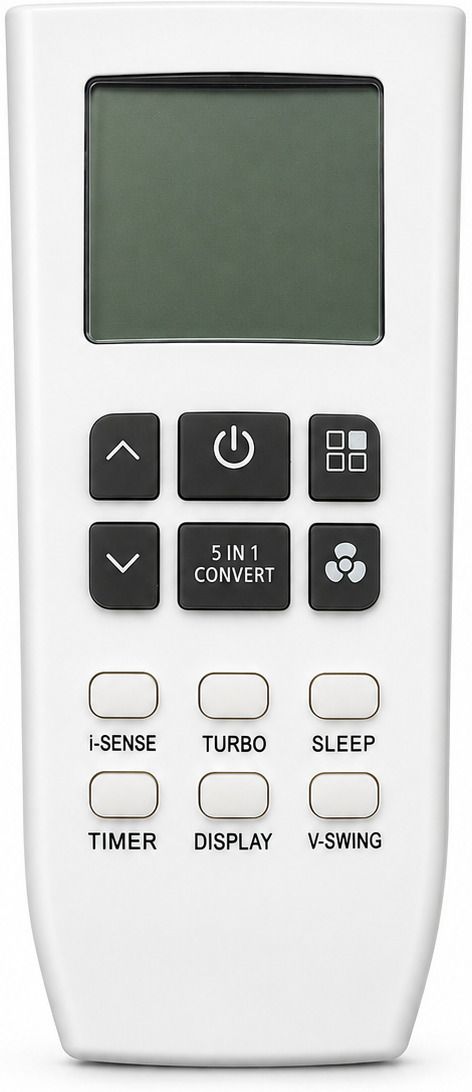 Tech Vibes AC Remote Control Compatible with 5-in-1 i-Sense Split & Window Inverter AC | 1 Ton, 1.5 Ton & 2 Ton | Godrej Remote Controller-picture-10