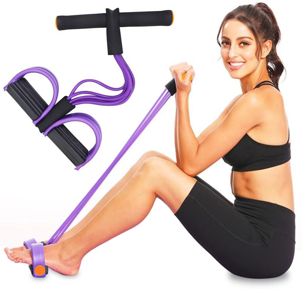 play hard Multifunction Tension Rope 6 Tube Elastic Yoga Pedal Puller Resistance Band for Resistance Tube-picture-6