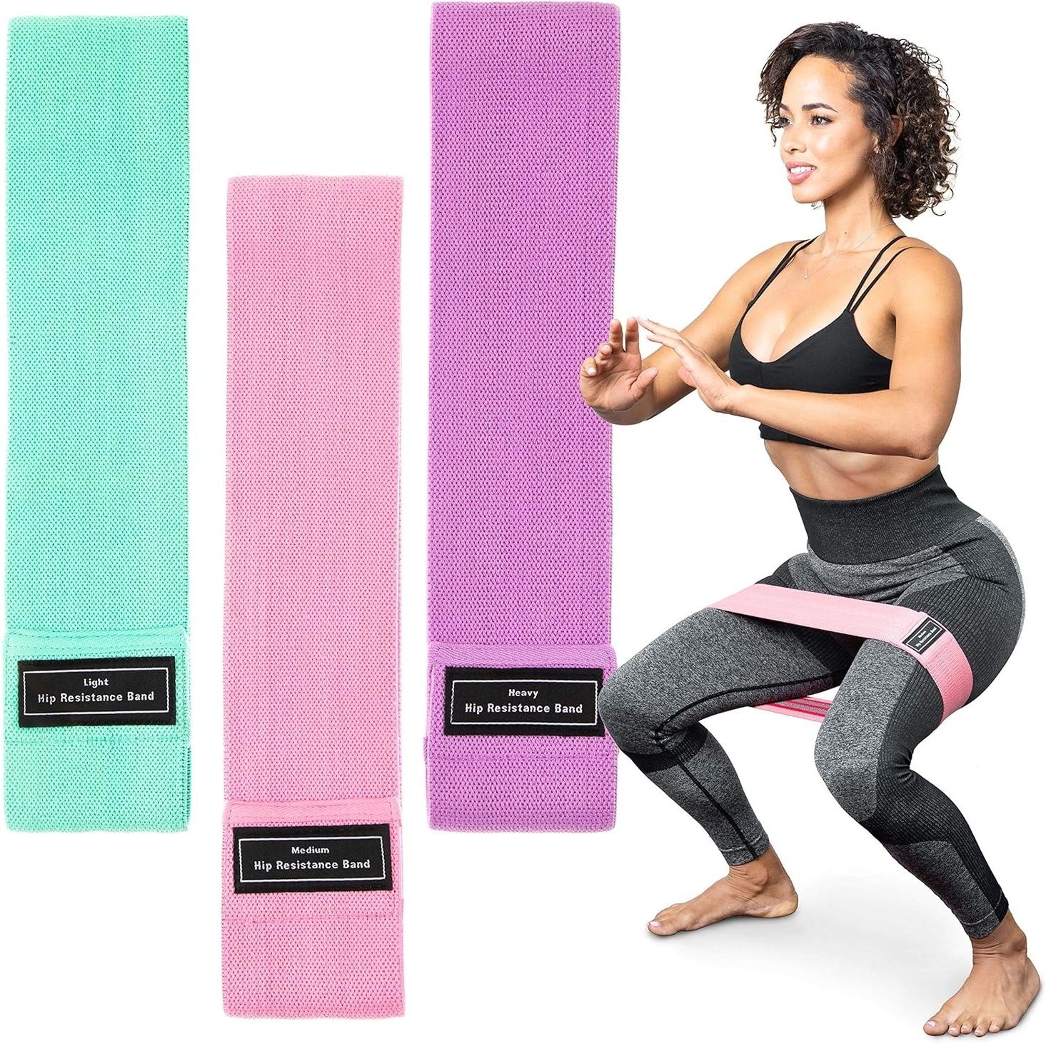 Resistance Band - Loop Hip Band for Women & Men Resistance Band-image-18