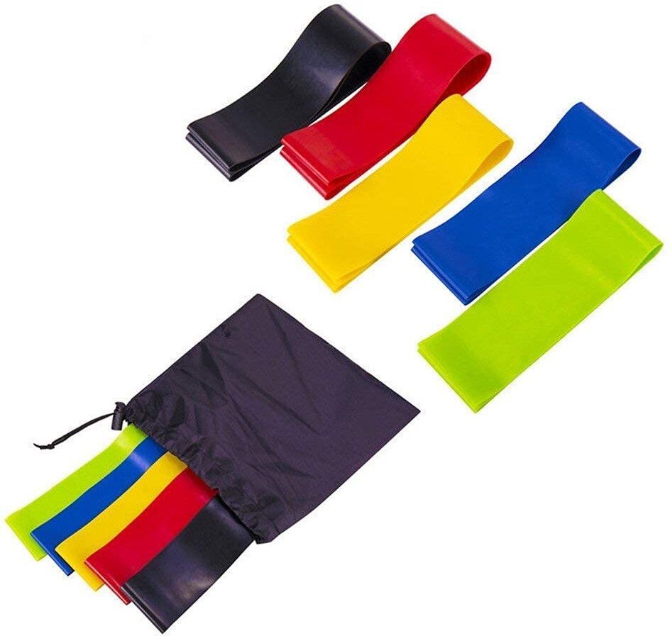 vorelia Resistance Loop Bands for Fitness, Yoga, Strength Training & Stretch Exercise Resistance Tube-picture-2